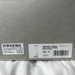 Rick Owens High Sock Sneaker